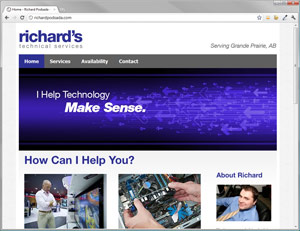 Richard's Technical Services by Simple Websites Plus nine10