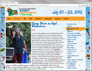 GP Street Performers Festival by Simple Websites Plus nine10